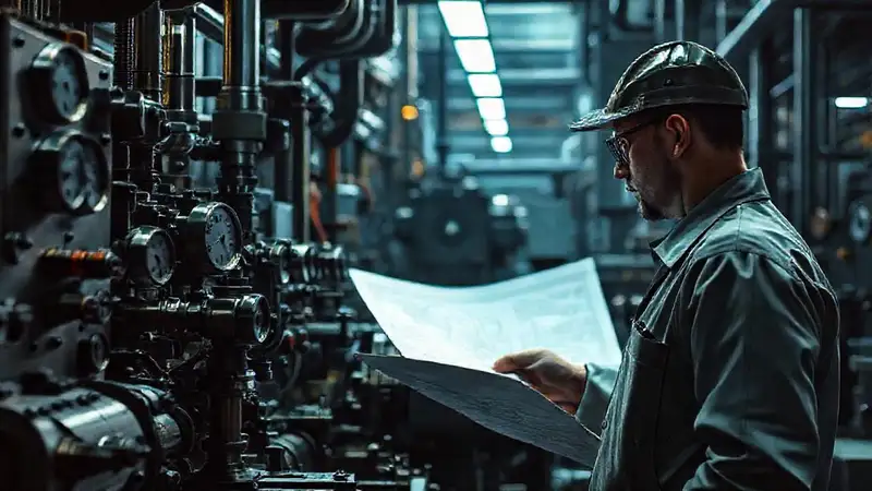 Hier ist die Antwort:Industrielle Präzision im gedämpften Licht