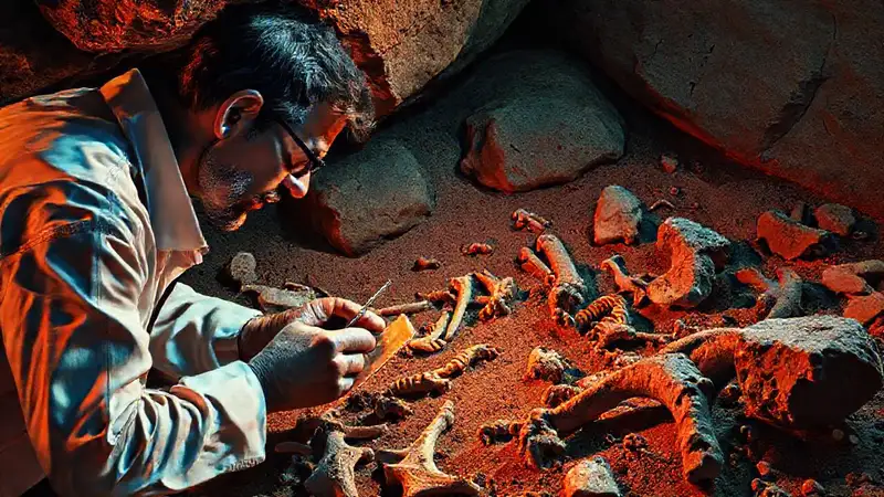 Hier ist eine mögliche Antwort:„Fossilienfundort