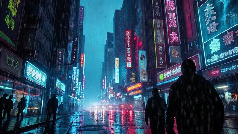 Neon-Stadt
