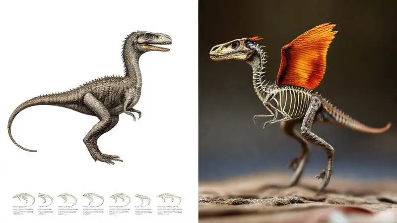 Hier ist die Antwort:Vogel-Reptilien-Vergleich illustriert wissenschaftlich