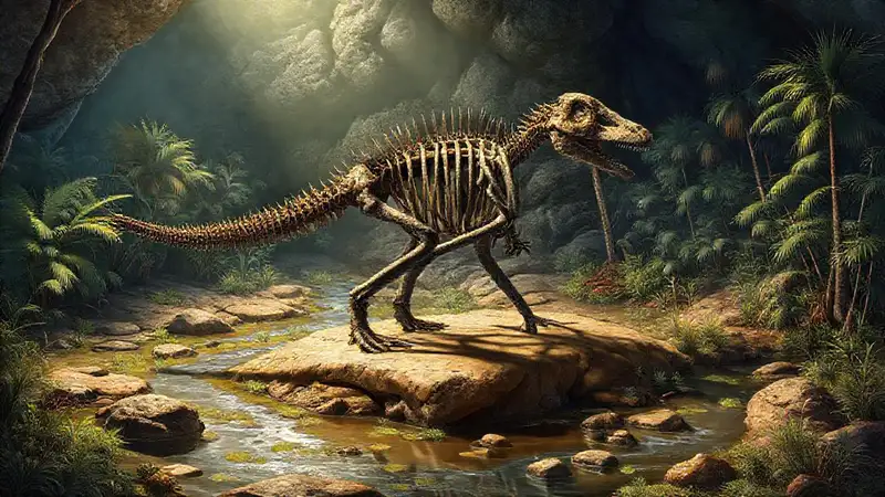 Hier ist die Antwort:Baryonyx-Fossil enthüllt prähistorisches Ökosystem