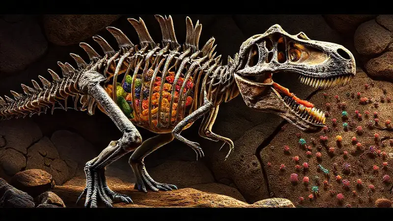 Hier ist die Antwort:Dinosaurierknochen zeigen alte Biologie