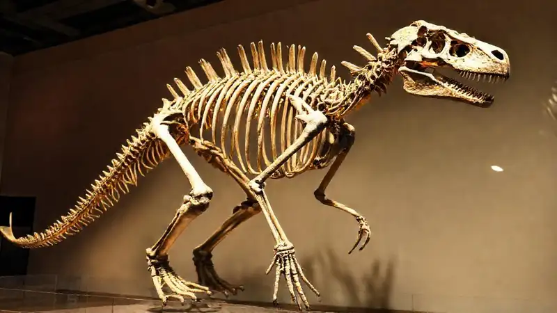 Hier ist eine mögliche Antwort:Der Iguanodon-Skelett-Ausstellungsstück ist faszinierend