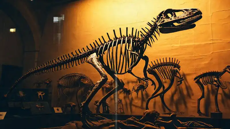 Hier ist die Antwort:Iguanodon-Skelett erhellt Wissen