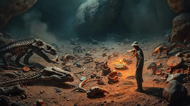 Hier ist die Antwort:Paläontologen entdecken lebendige Dinosaurierknochen